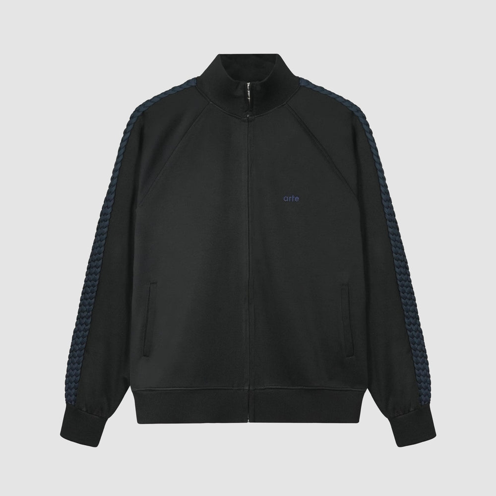 Braid Strip Jacket - Black