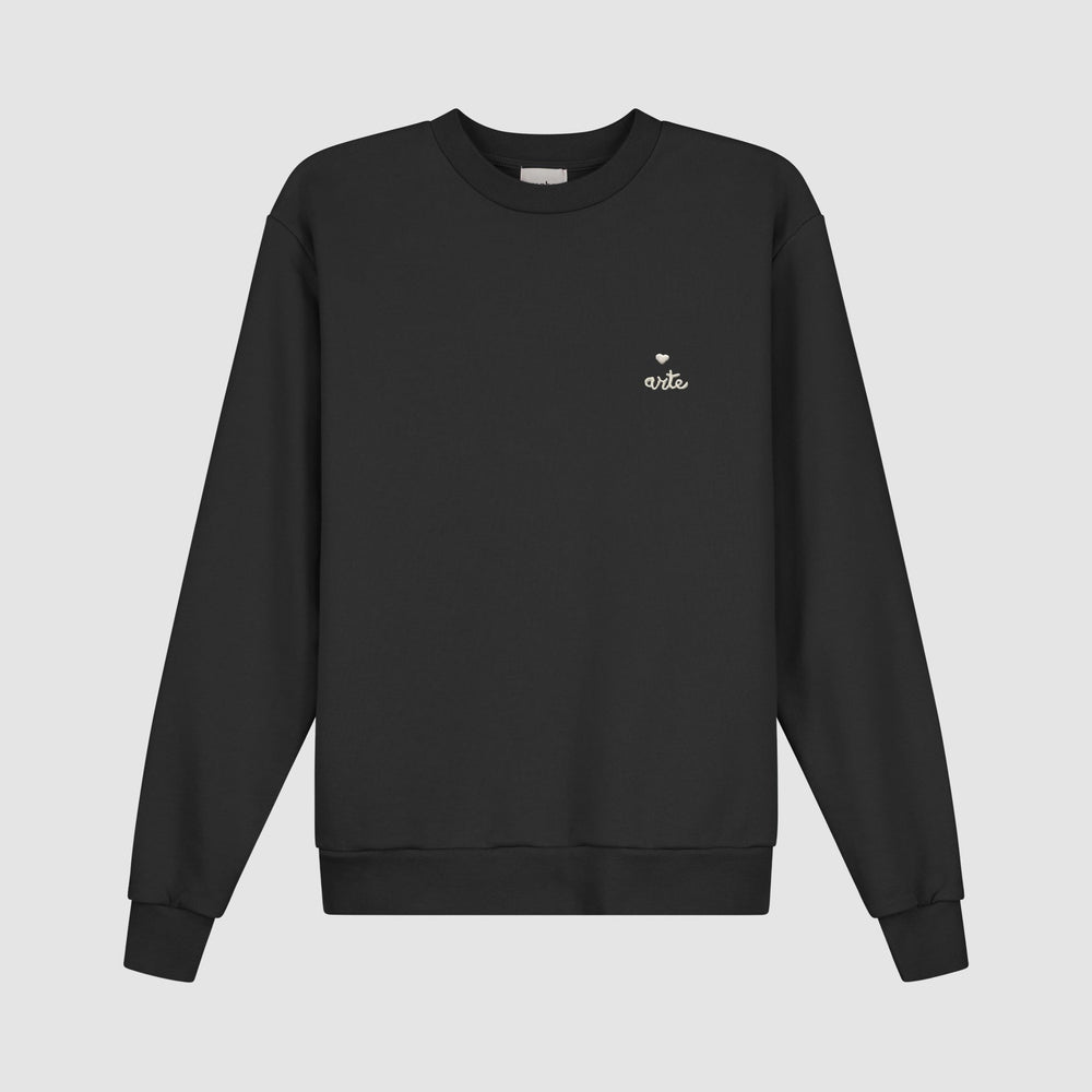 Heart Crewneck - Black