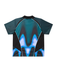 Obey blurred soccer jersey - Dark Teal Multi