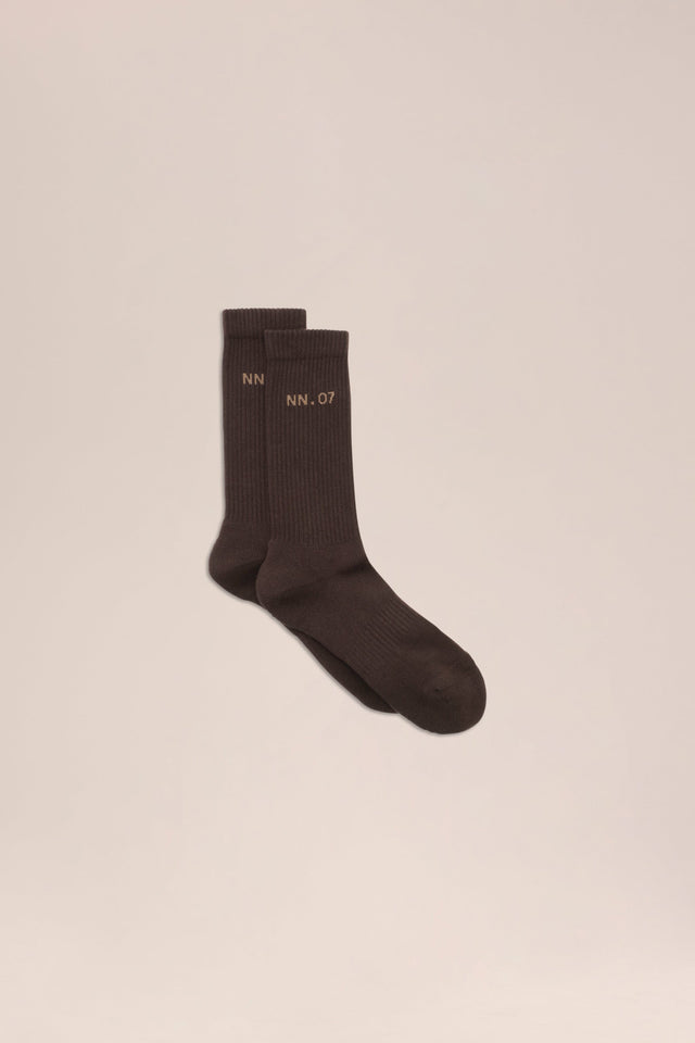 Tennis Sock 9063 van NN07 in de kleur bruin — afbeelding 1 van 3