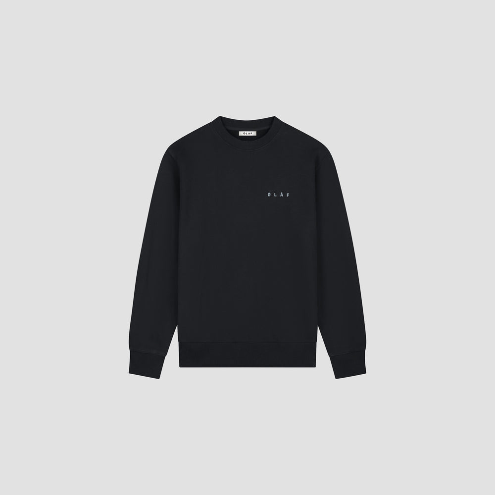 Brushstroke Face Crewneck