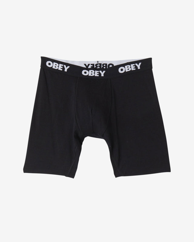 Established work 2 pack boxers van OBEY in de kleur zwart — afbeelding 1 van 5