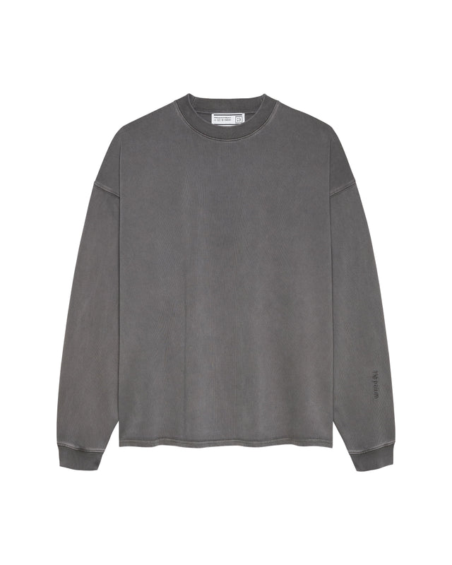 Hopeium No Sleep Just Noise Longsleeve Grijs