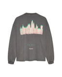 Hopeium No Sleep Just Noise Longsleeve Grijs in de kleur grijs — afbeelding 2 van 4