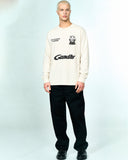 Hopeium Gandhi Longsleeve in de kleur beige — afbeelding 3 van 4