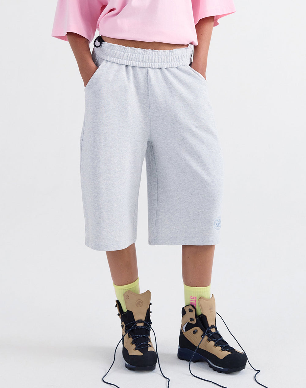 Kayo Shorts - Melange grey
