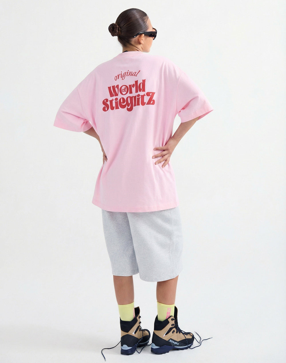 World Of Stieg Oversized T-shirt - Pink