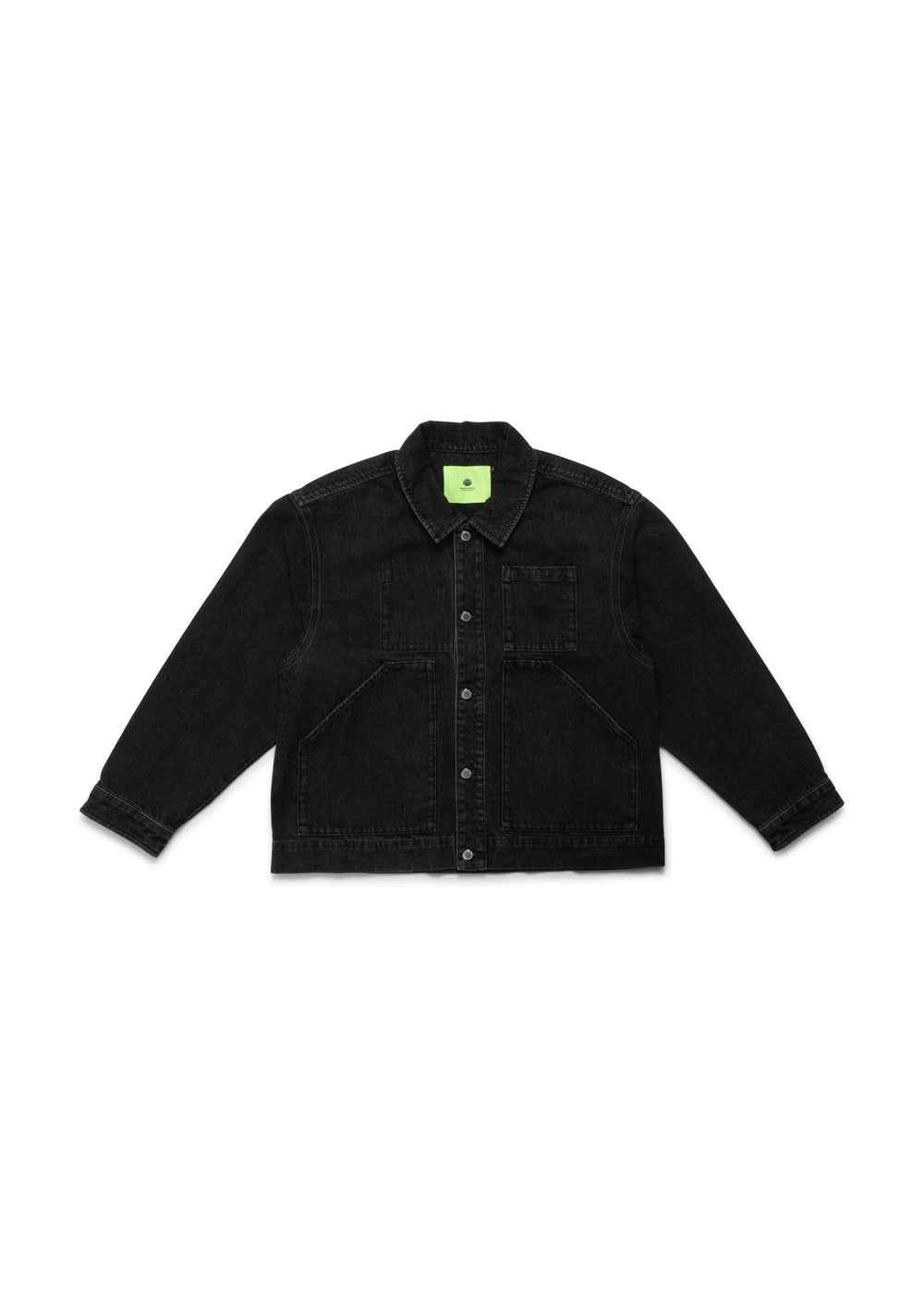 WORK JACKET BLACK STONEWASH - Black Stonewash