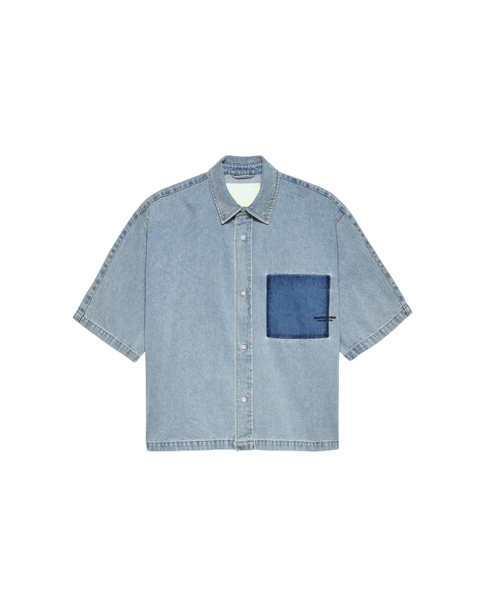 LYOCELL SHORT SLEEVES LIGHT BLUE - Light Blue Denim