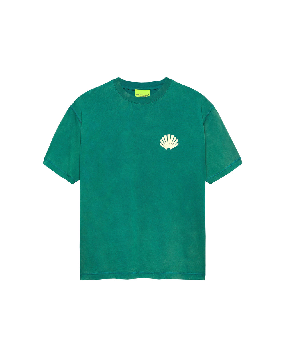 LOGO TEE SEA GREEN/BUTTER YELLOW - Sea Green
