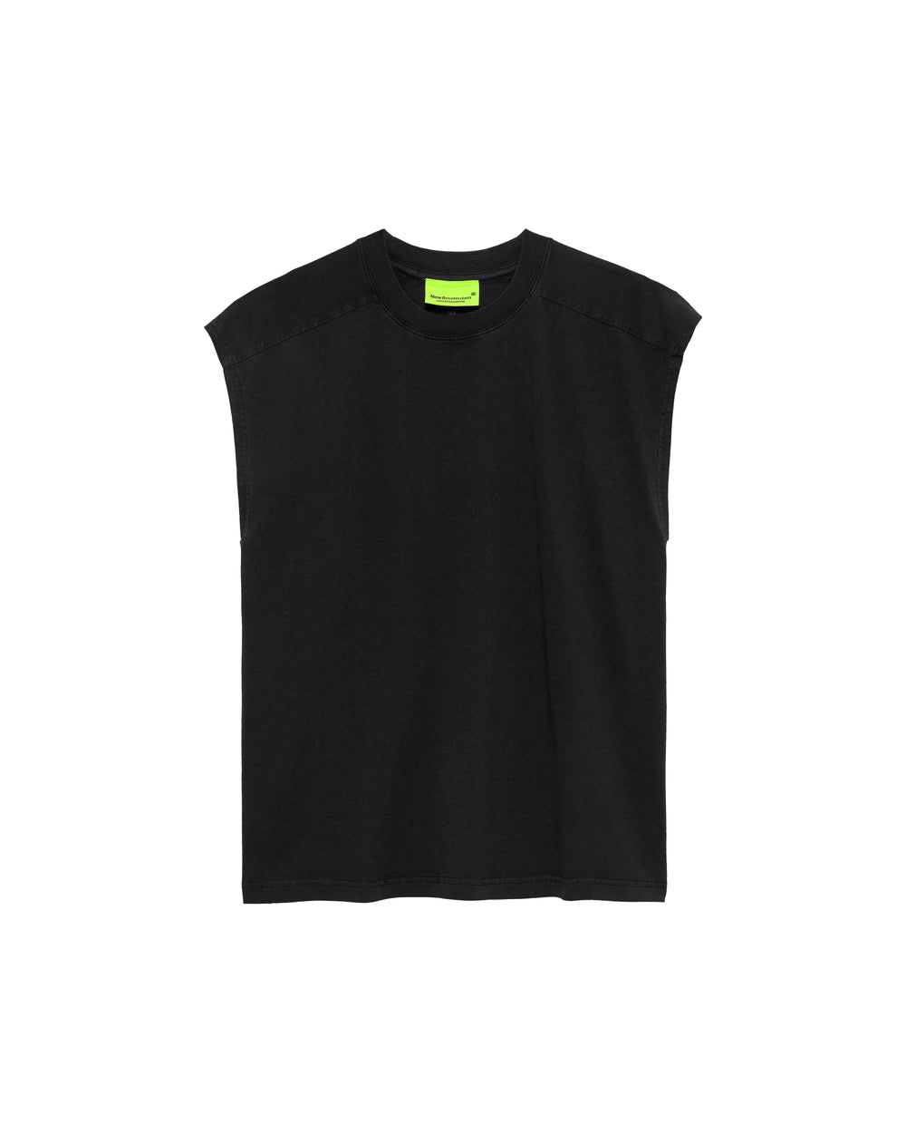 NAME TEE SLEEVELESS BLACK - Black