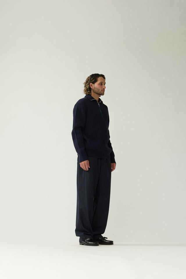 KNITTED HALF ZIP