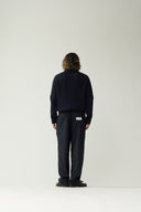 KNITTED HALF ZIP van New Amsterdam Surf Association in de uitvoering Night — afbeelding 3 van 3