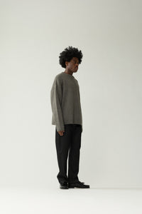 TIDE KNIT van New Amsterdam Surf Association in de kleur grijs — afbeelding 3 van 4