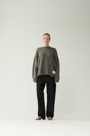 TIDE KNIT van New Amsterdam Surf Association in de kleur grijs — afbeelding 4 van 4