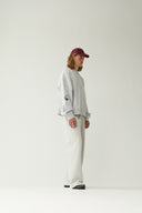 KNOCKED CREWNECK van New Amsterdam Surf Association in de kleur grijs — afbeelding 3 van 4
