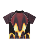 Obey blurred soccer jersey - Burnt Red Multi