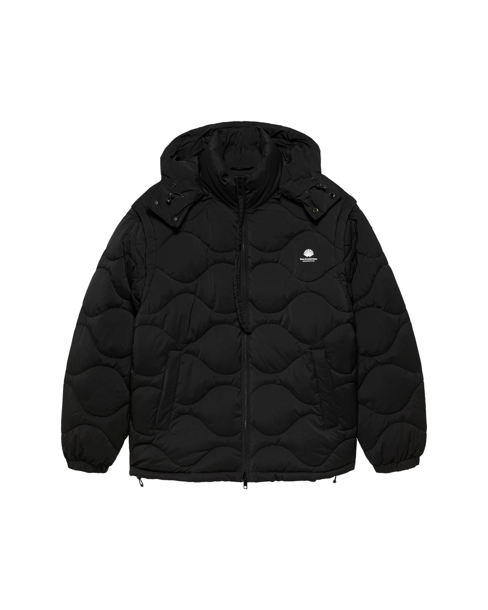 DETACHABLE JACKET BLACK - Black