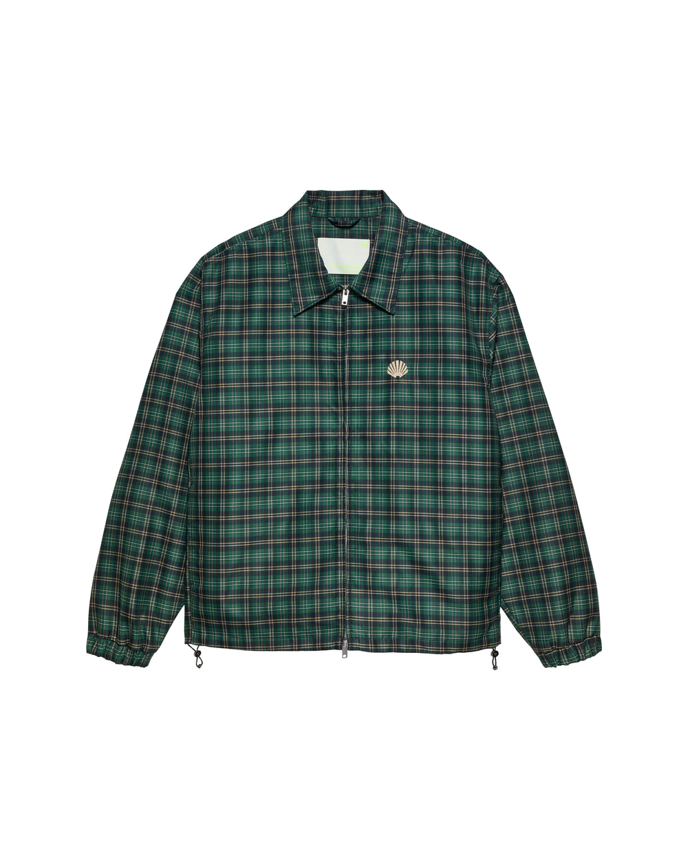 COACH JACKET GREEN CHECK - Green Check