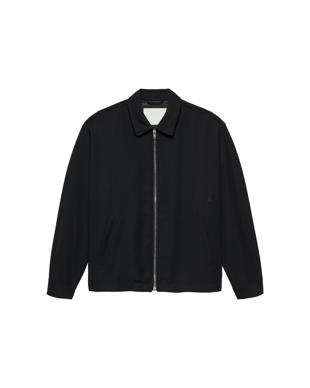 ZIP UP SHIRT BLACK - Black