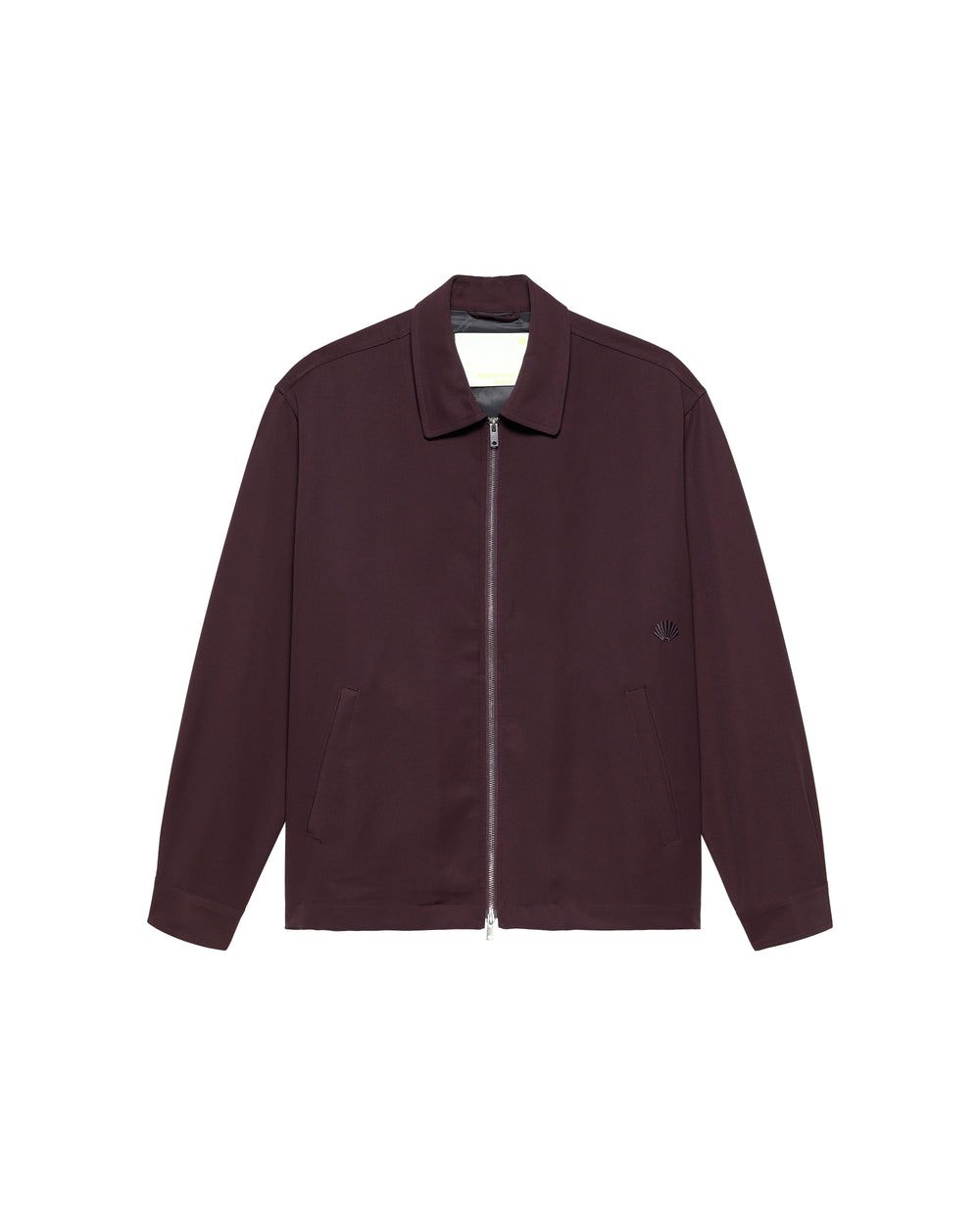 ZIP UP SHIRT WINE - Wine