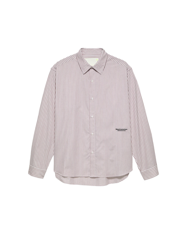 BEACH SHIRT WHITE/RED STRIPE - White/Red Stripe