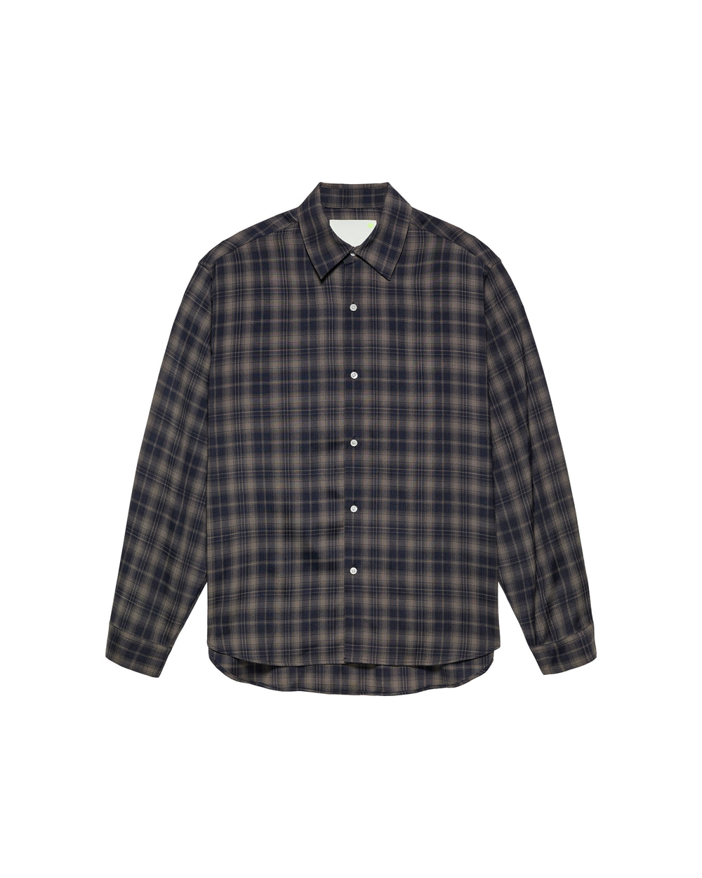 BEACH SHIRT CHECK NIGHT/GREY CHECK - Night/Grey Check