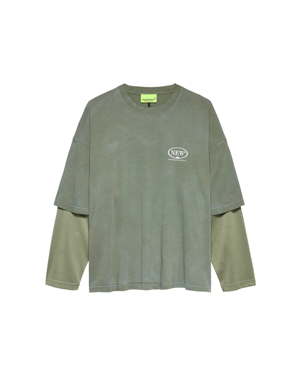 DOUBLE LAYER LONGSLEEVE SEA GRASS - Sea Green