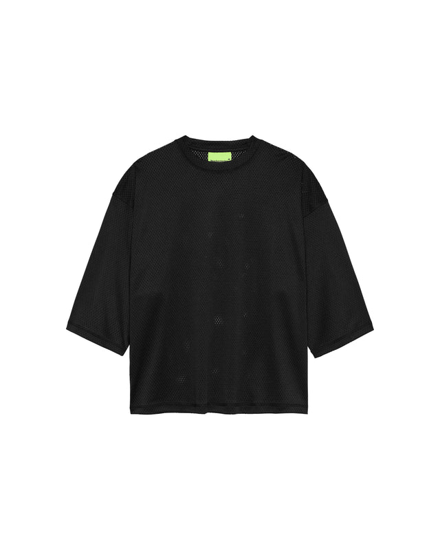 MESH JERSEY BLACK - Black