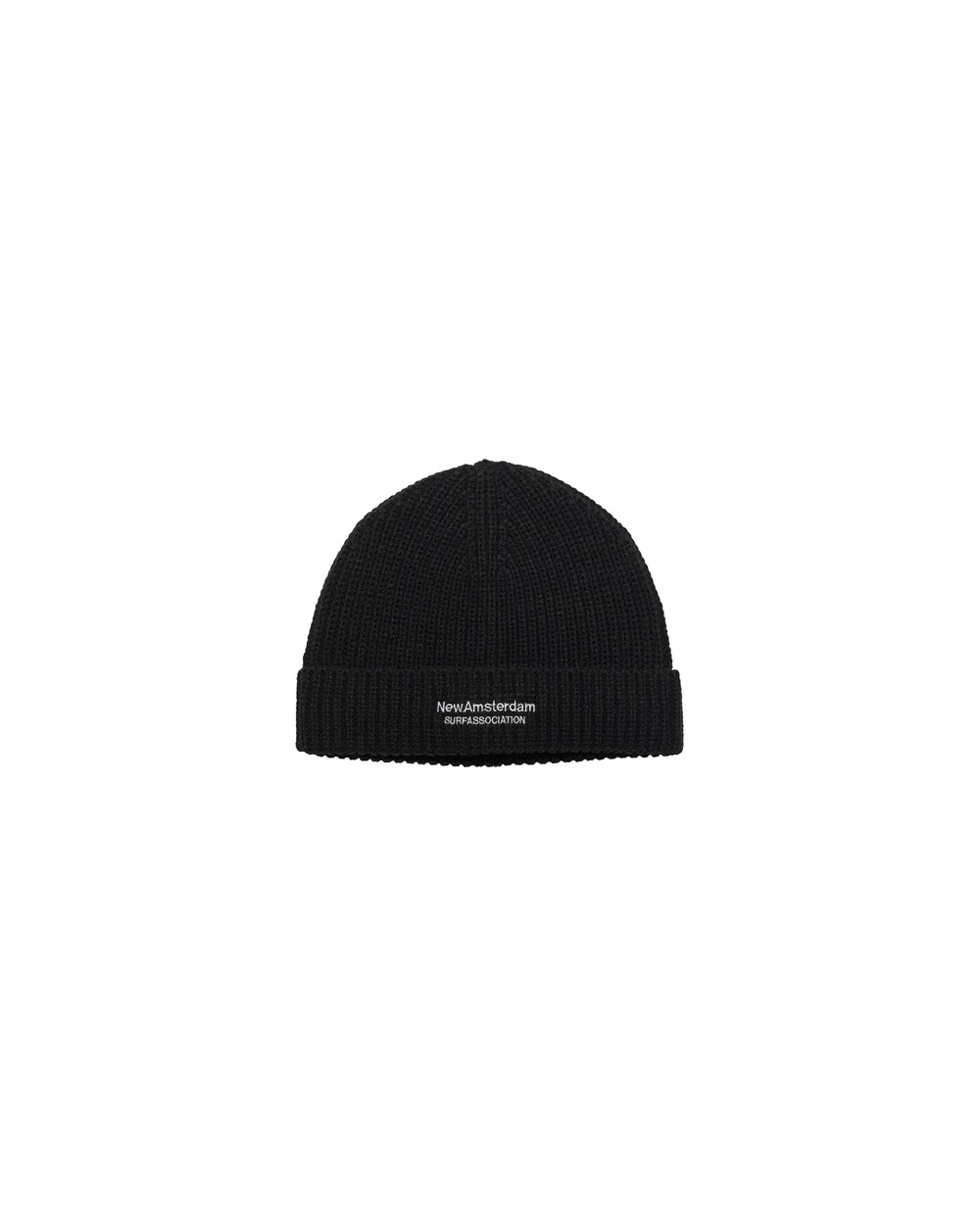 REVERSIBLE LOGO BEANIE BLACK - Black