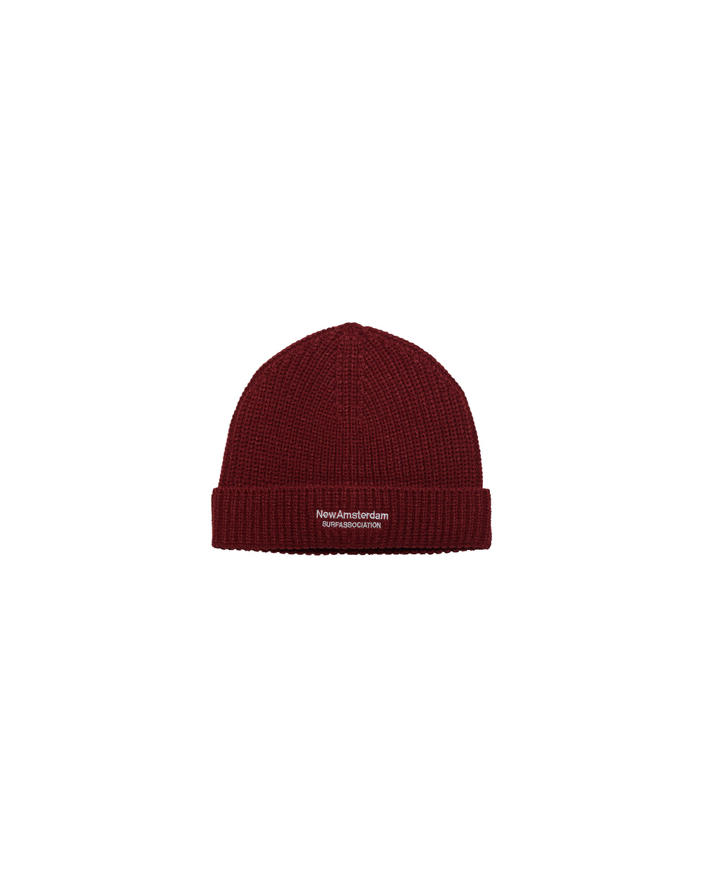 REVERSIBLE LOGO BEANIE BURGENDY