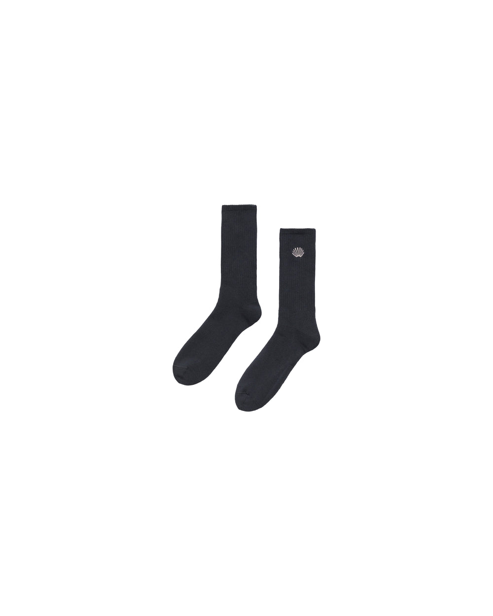 EMBROIDERED SOCKS CAVIAR - Black