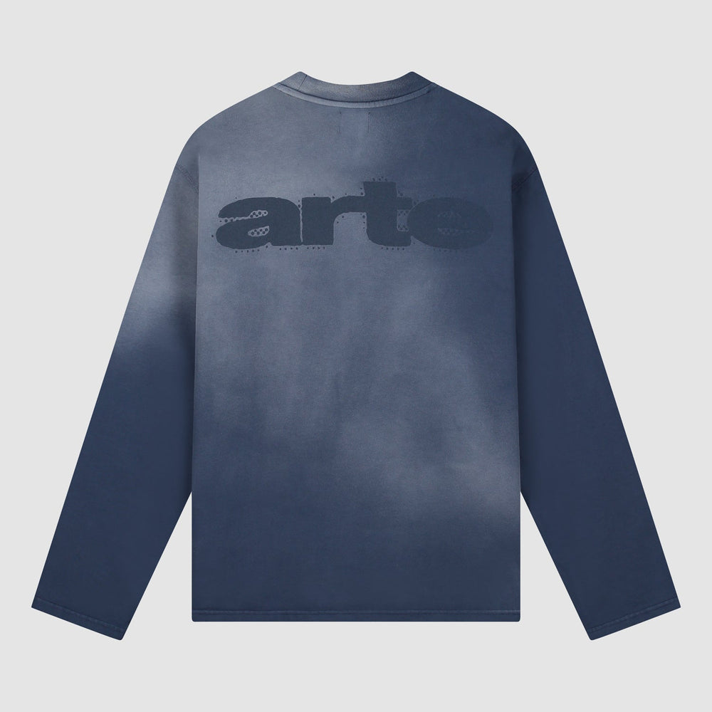 Stencil Sunfade Longsleeve - Navy