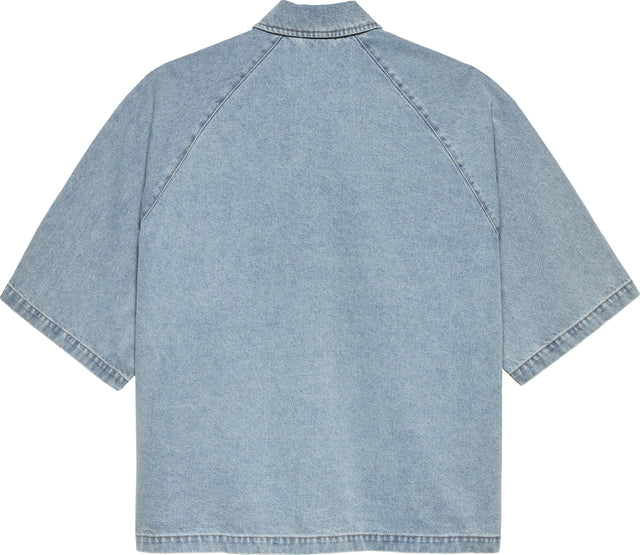 LYOCELL SHORT SLEEVES LIGHT BLUE