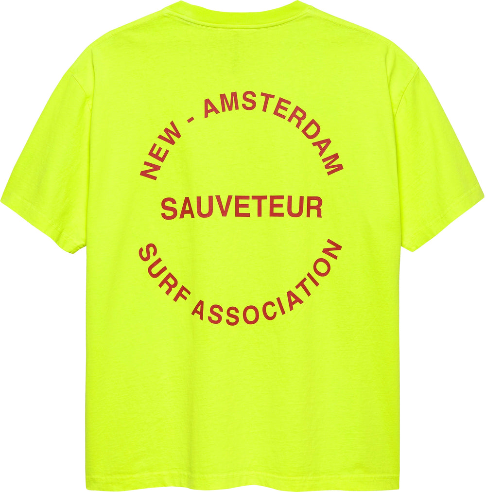 SURF RESCUE TEE SAFETY GREEN