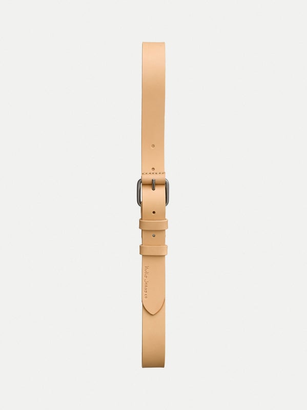 Dwayne Leather Belt Natural - Natural