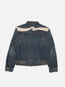 Conny Denim Jacket Big Wave Blue - Blue