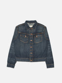 Conny Denim Jacket Big Wave Blue - Blue