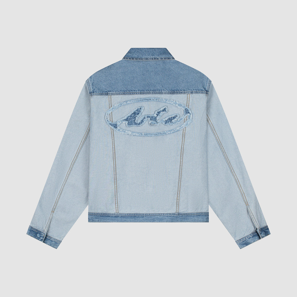 Arte Antwerp Denim Inside/Out Jacket — Denim Bleach