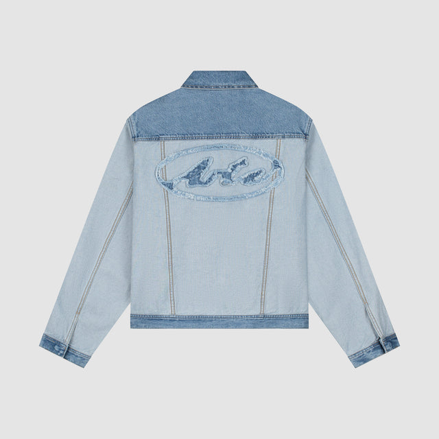 Arte Antwerp Denim Inside/Out Jacket van Arte Antwerp in de kleur blauw