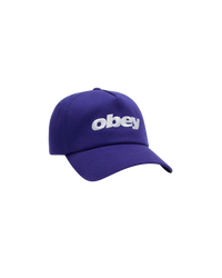 Obey delta 5 panel snapback - Purple