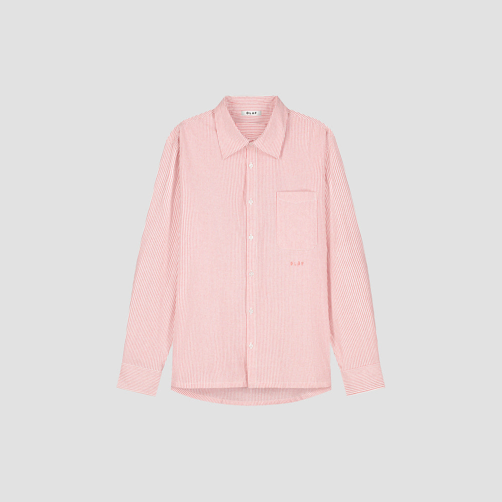 Oversized Stripe Oxford Shirt