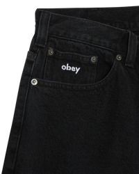 Bigwig baggy denim short - Washed Black