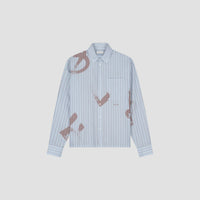 Brushstroke Logo Stripe LS Shirt