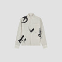 Brushstroke Logo Stripe LS Shirt