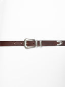 Western Silver Belt - Brown