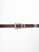 Western Silver Belt - Brown