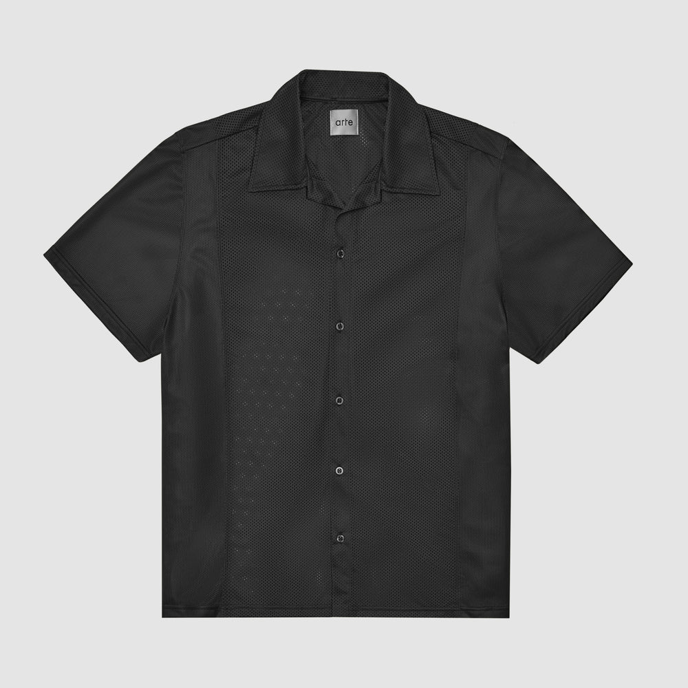 Arte Antwerp Mesh Shirt — Black