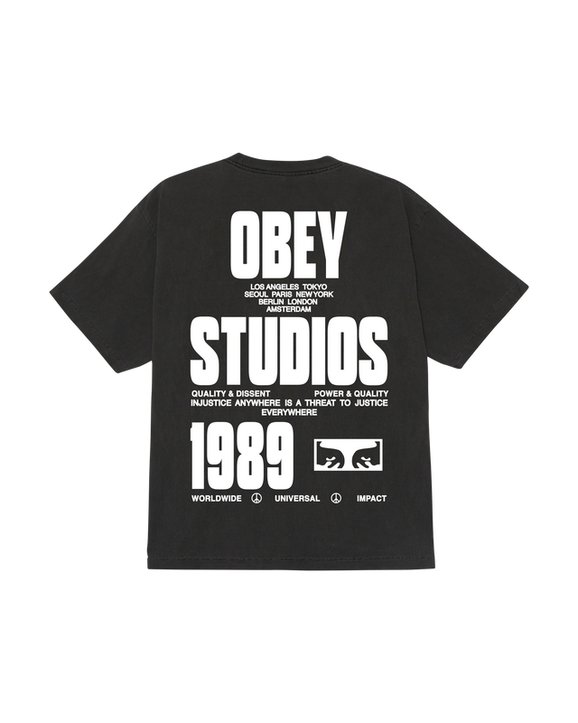 Obey stamped van OBEY in de kleur grijs — afbeelding 2 van 3