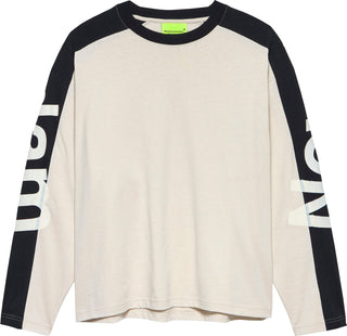 NAME LONGSLEEVE WARM SAND/BLACK